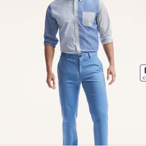 Brooks Brothers Light Blue Men's Pants - Picture 12 of 12